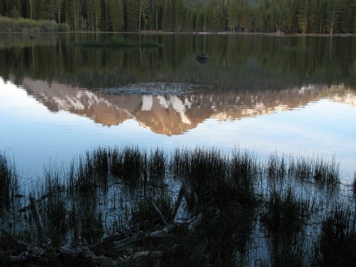 Crags reflection
